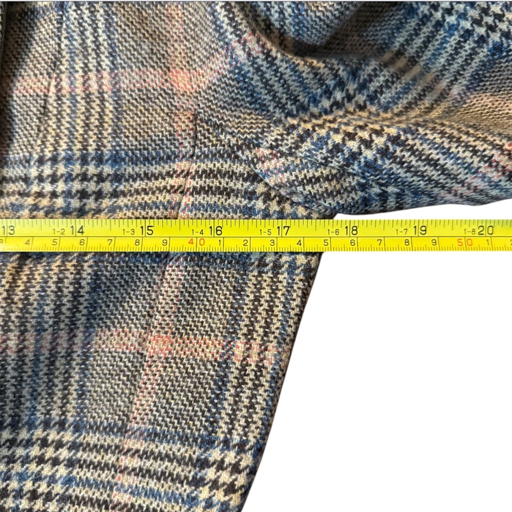 Armani Collezioni - Plaid Virgin Wool Cashmere Blend Jacket Blazer - Size 4 -EUC - Picture 12 of 15